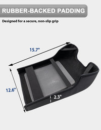 KBH Center Console Cover Pad for Bucket Seat 2011-2016 Ford F250 F350 F450 F550 Super Duty