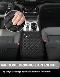 KBH Center Console Armrest Cover Pad Cushion Protector for 2020-2025 Ford Explorer