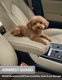 Center Console Armrest Cover Pad for Toyota Highlander 2020-2025