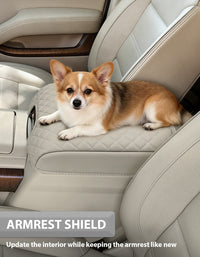 Center Console Armrest Cover Pad for Bucket Seat 2014-2018 Chevy Silverado 1500 2500 3500,2014-2018 GMC Sierra 1500 2500 3500,2015-2020 Tahoe/Yukon/Suburban