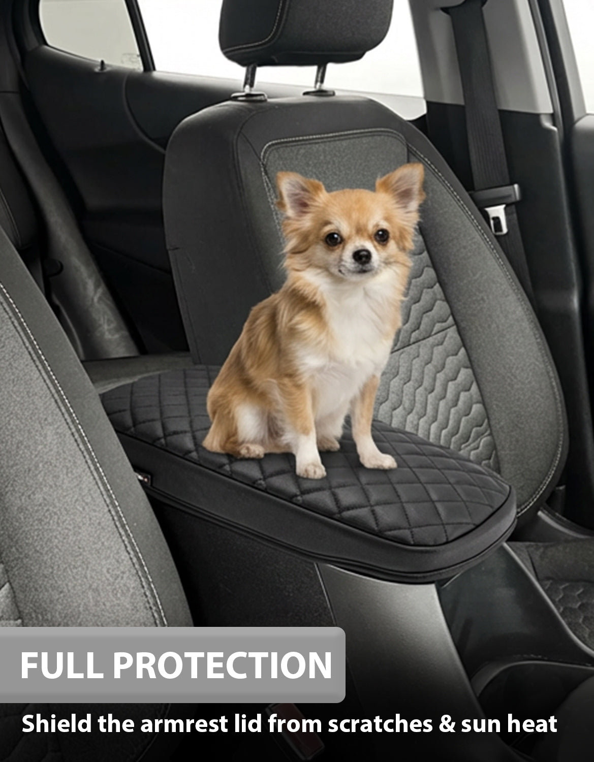 Center Console Armrest Cover Cushion Pad Protector for 2018-2024 Chevy Equinox,2018-2024 GMC Terrain
