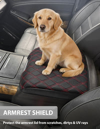 Center Console Armrest Cover for Bucket Seat 2014-2018 Chevy Silverado 1500/2500/3500,2014-2018 GMC Sierra 1500/2500/3500,2015-2020 Tahoe/Yukon/Suburban