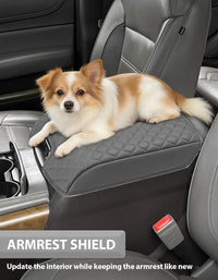 Center Console Armrest Cover Pad for Bucket Seat 2014-2018 Chevy Silverado 1500 2500 3500,2014-2018 GMC Sierra 1500 2500 3500,2015-2020 Tahoe/Yukon/Suburban