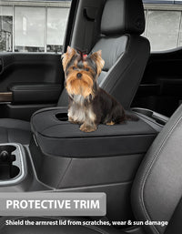 Thick Version Center Console Cushion Cover for Bucket Seat 2019-2026 GMC Sierra 1500 2500 3500,2019-2026 Chevy Silverado 1500 2500 3500, 2021-2026 Tahoe/Suburban/Yukon
