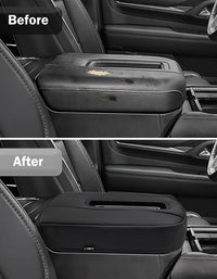 Power Sliding Console Armrest Cover for Bucket Seat 2021-2026 Chevy Tahoe Suburban,2021-2025 GMC Yukon Wireless charging port
