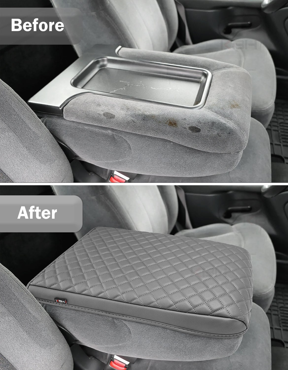 Center Console Armrest Cover for Jump Seat 1999-2007 Chevy Silverado 1500 2500 3500,1999-2007 GMC Sierra 1500 2500 3500,2002-2006 Avalanche & Suburban & Tahoe