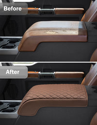 Center Console Cover Pad for Bucket Seat 2011-2016 Ford F250 F350 F450 F550 Super Duty