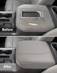 KBH Center Console Cushion Cover for  Bucket Seat 2019-2025 GMC Sierra 1500 2500 3500,2019-2025 Chevy Silverado 1500 2500 3500, 2021-2025 Tahoe/Suburban/Yukon