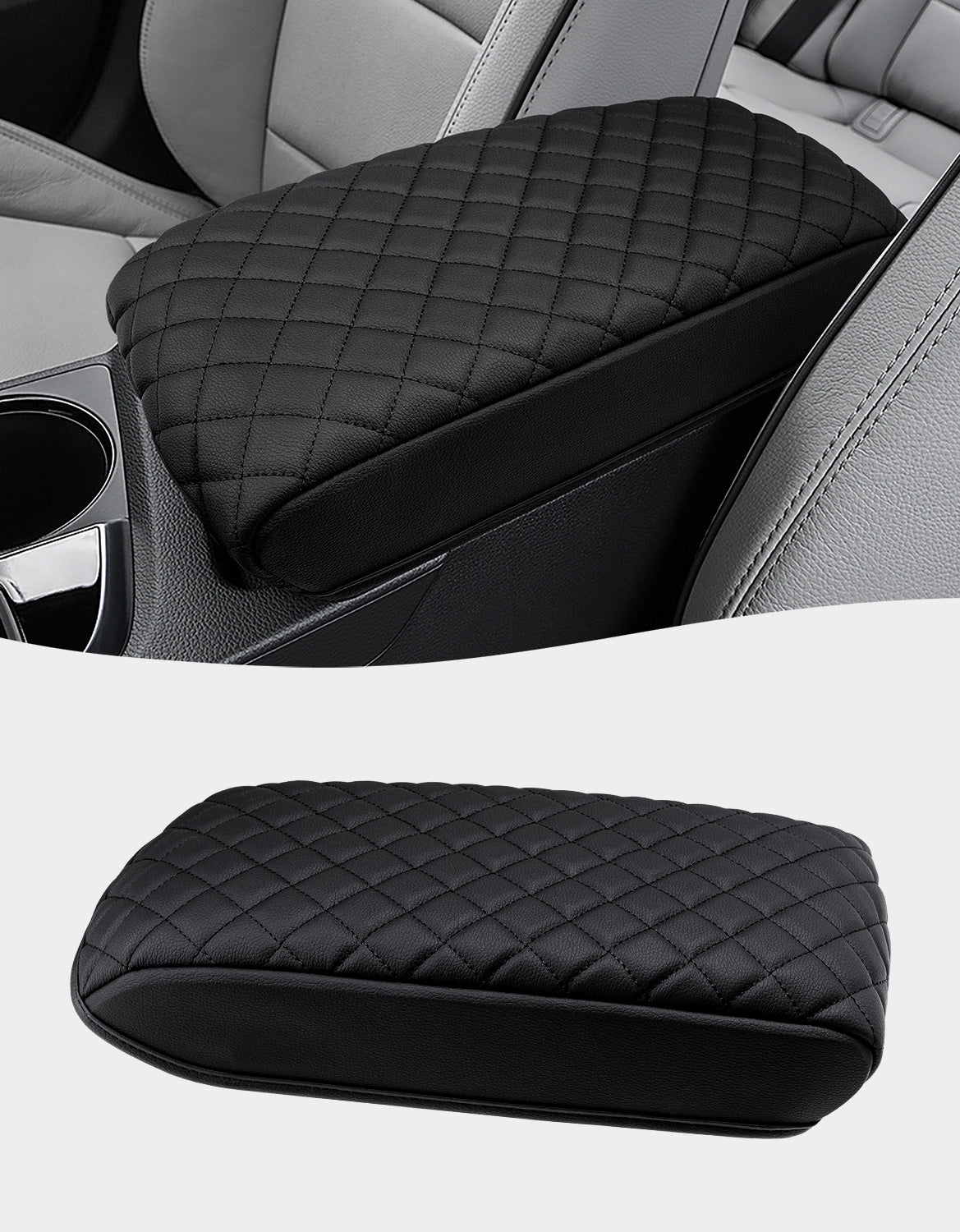 KBH Center Console Armrest Cover for Hyundai Sonata 2015-2019