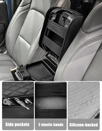 Center Console Armrest Cover for 2018-2025 Jeep Wrangler JL with Side Pockets