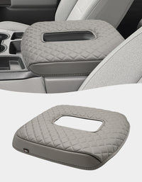 KBH Center Console Armrest Cover Pad for Jump Seat 2019-2026 GMC Sierra 1500 2500 3500,2019-2026 Chevy Silverado 1500 2500 3500