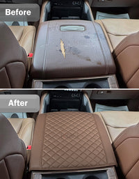Center Console Armrest Cover Pad Cushion Protector for Bucket Seat 2019-2026 Dodge Ram 1500 2500 3500