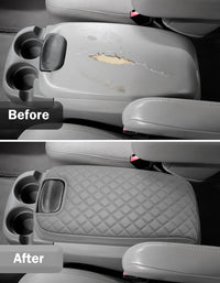 KBH Center Console Armrest Cover for Bucket Seat 1999-2007 Ford F250 F350 F450 F550 Super Duty,2000-2008 Ford F650 Super Duty,1999-2007 Ford Excursion