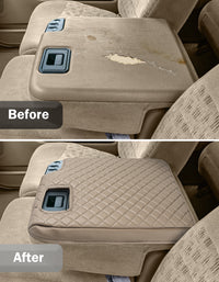Center Console Armrest Cover Pad for Jump Seat 1999-2001 Ford F250 F350 F450 Super Duty