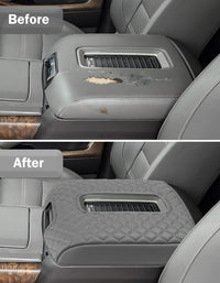 Center Console Armrest Cover Pad for Bucket Seat 2014-2018 Chevy Silverado 1500 2500 3500,2014-2018 GMC Sierra 1500 2500 3500,2015-2020 Tahoe/Yukon/Suburban