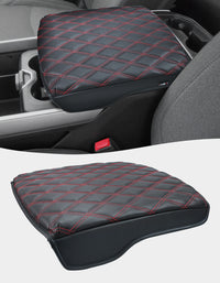 KBH Center Console Armrest Cover Pad Cushion Protector for Bucket Seat 2019-2025 Dodge Ram 1500 2500 3500