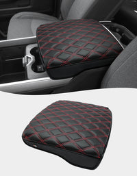 KBH Center Console Armrest Cover Pad Cushion Protector for Bucket Seat 2019-2025 Dodge Ram 1500 2500 3500