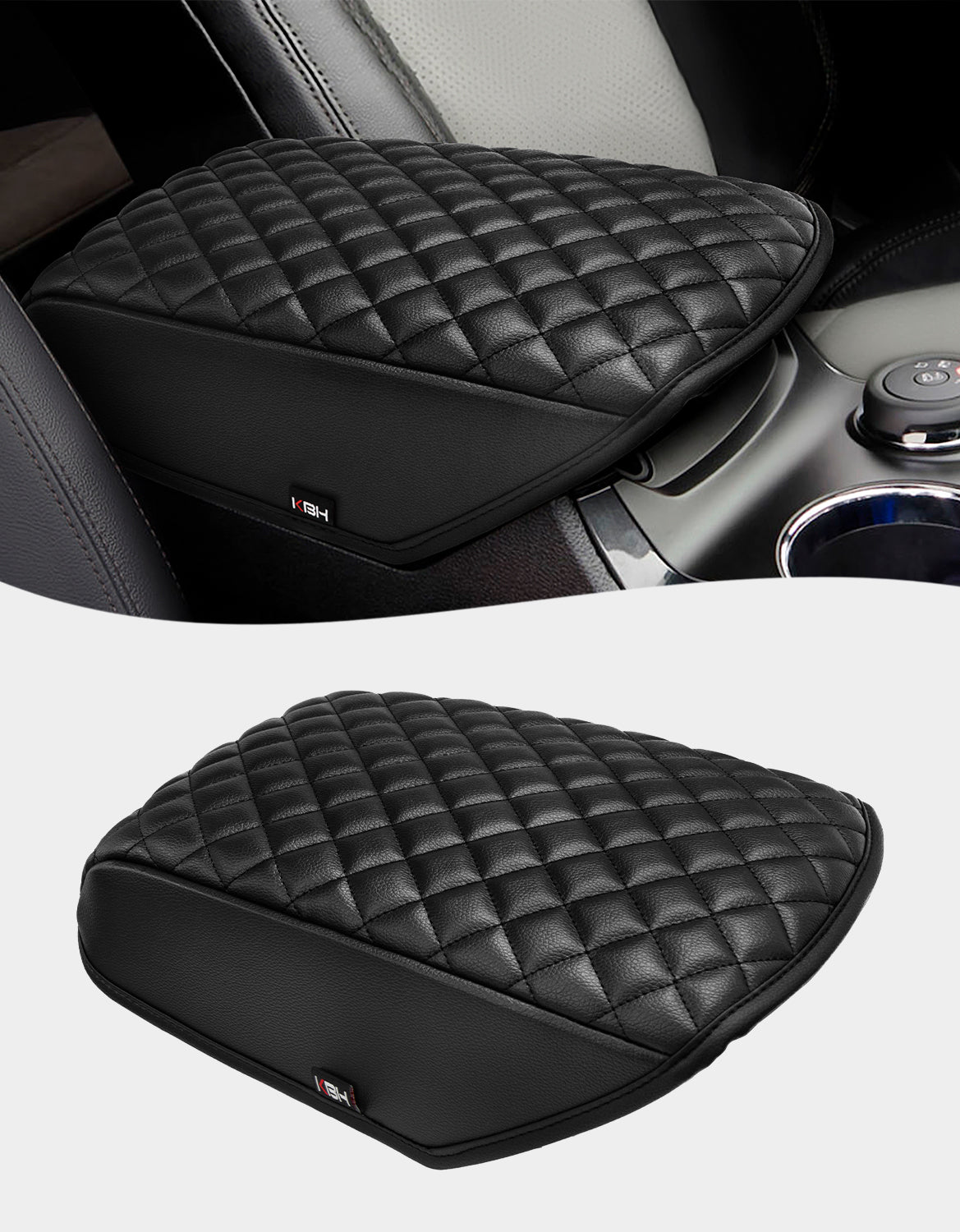 KBH Center Console Armrest Cover Pad Protector for 2011-2019 Ford Explorer