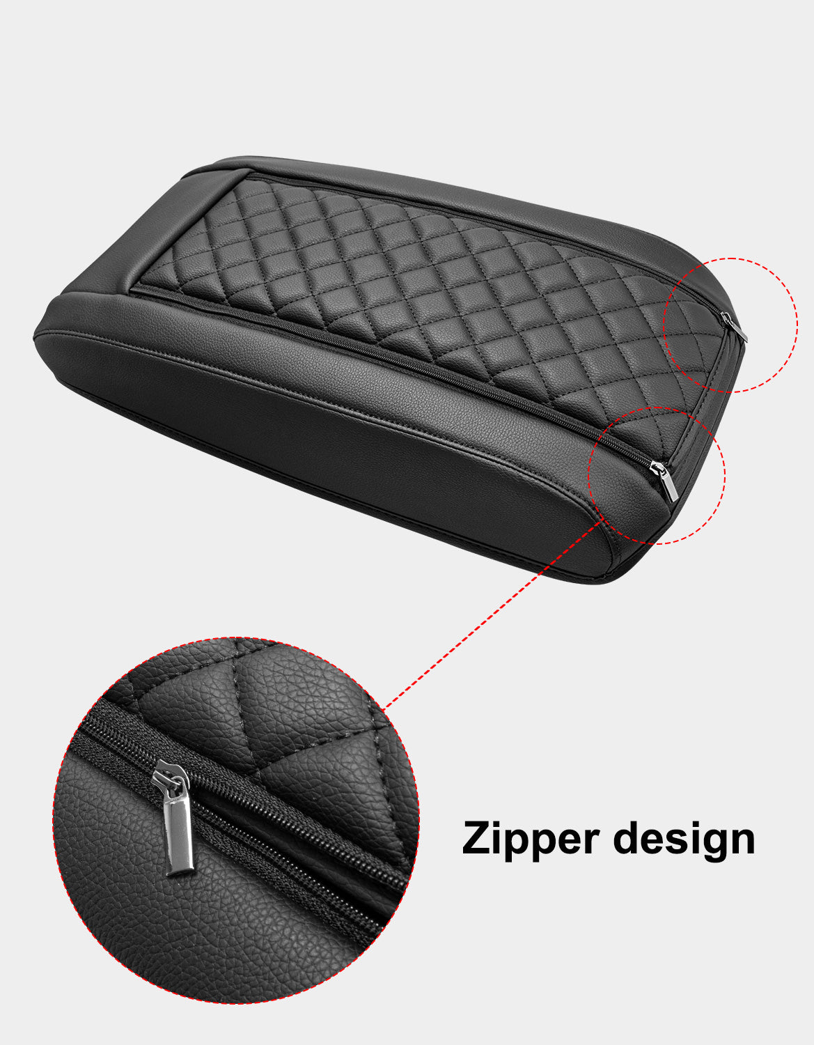 Center Console Armrest Cover Pad for Toyota Highlander 2020-2025