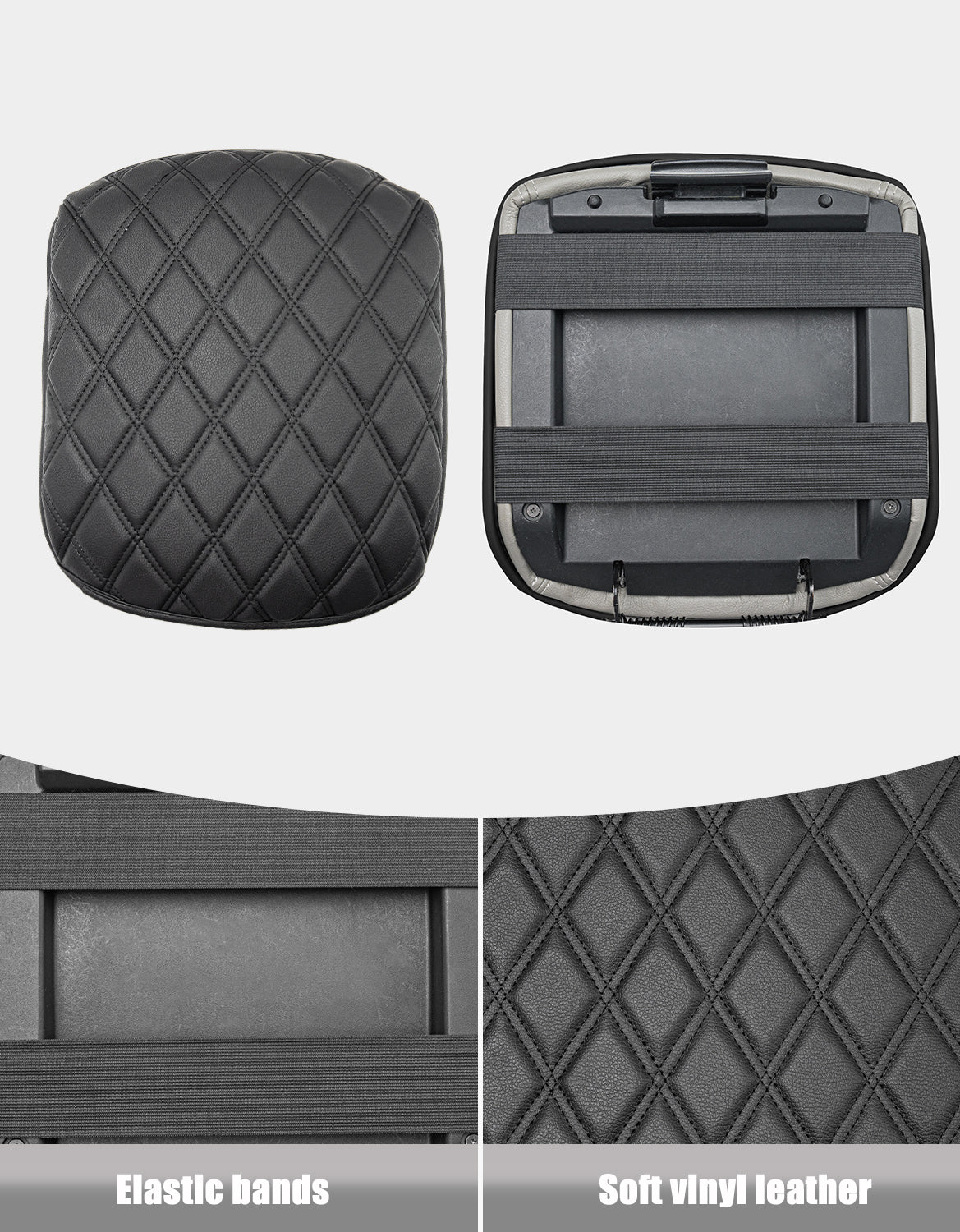 Center Console Armrest Cover Cushion Pad Protector for Honda Pilot 2009-2015