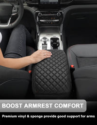 Center Console Armrest Cover Pad Cushion Protector for 2020-2026 Ford Explorer