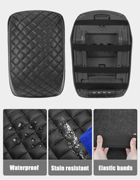 KBH Center Console Armrest Cover Cushion Pad Protector for Ford Explorer 2011-2019