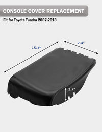 KBH Center Console Armrest Cover for Toyota Tundra 2007-2013