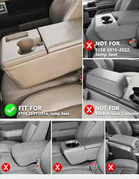 KBH Center Console Armrest Cover Pad for Jump Seat 2011-2014 Ford F150