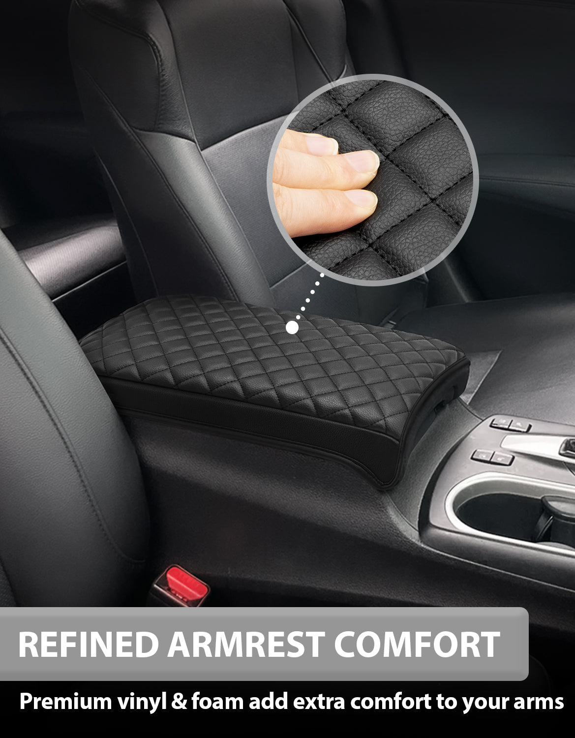 KBH Center Console Armrest Cover for Acura RDX 2013-2018
