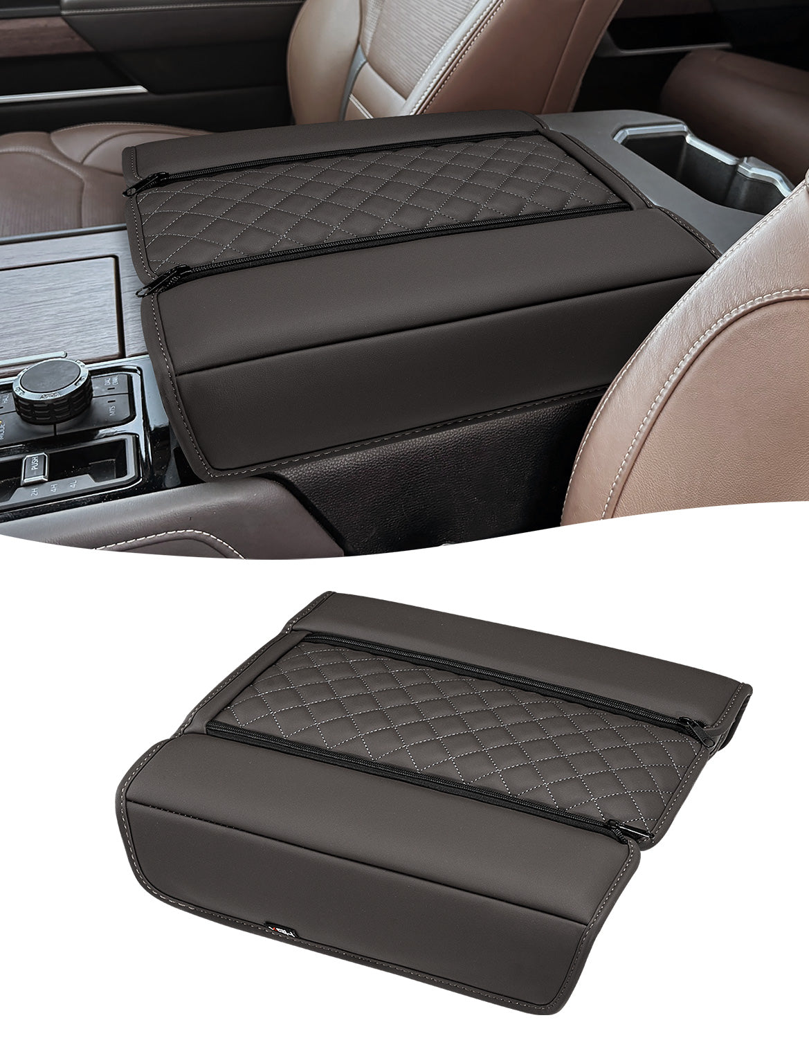 Center Console Armrest Cover for 2022-2026 Toyota Tundra,2023-2026 Toyota Sequoia