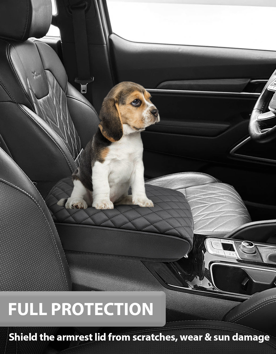 KBH Center Console Armrest Cover Pad for KIA Telluride 2020-2024