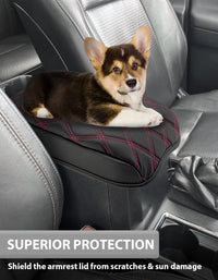 KBH Center Console Armrest Cover Cushion Protector for Toyota Tacoma 2016-2023