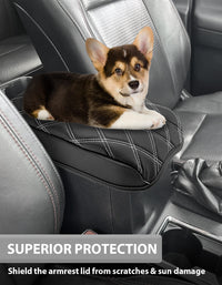 Center Console Armrest Cover Cushion Protector for Toyota Tacoma 2016-2023
