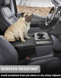 KBH Center Console Armrest Cover Pad for Jump Seat 2015-2025 Ford F150, 2017-2025 Ford F250 F350 F450 F550 Super Duty