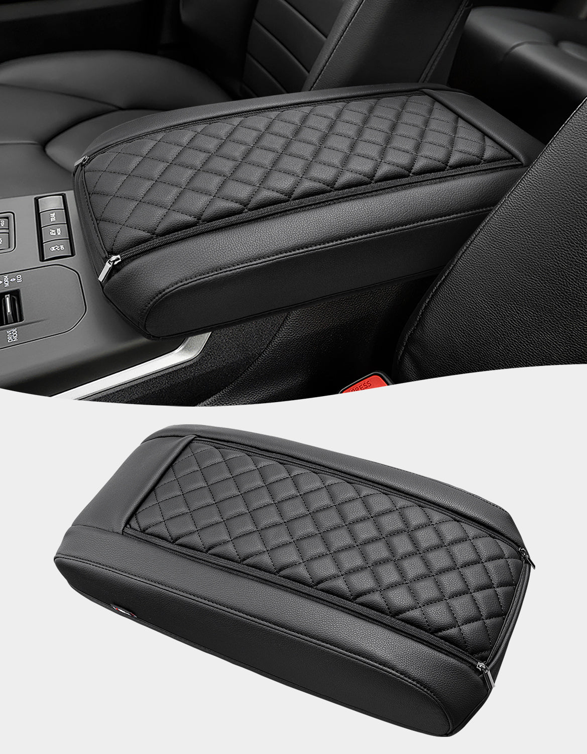 KBH Center Console Armrest Cover Pad for Toyota Highlander 2020-2025