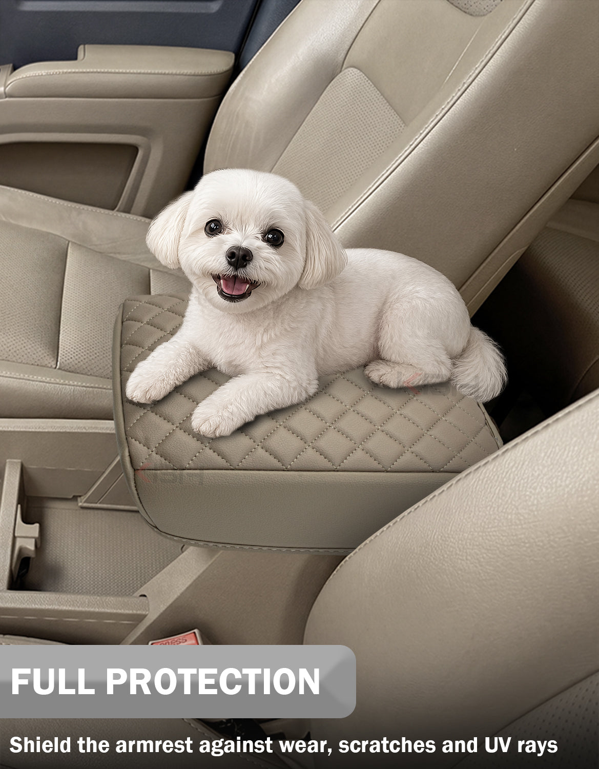 Center Console Armrest Cover Cushion Pad Protector for Honda Ridgeline 2006-2014