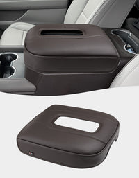 Thick Version Center Console Cushion Cover for Bucket Seat 2019-2026 GMC Sierra 1500 2500 3500,2019-2026 Chevy Silverado 1500 2500 3500, 2021-2026 Tahoe/Suburban/Yukon