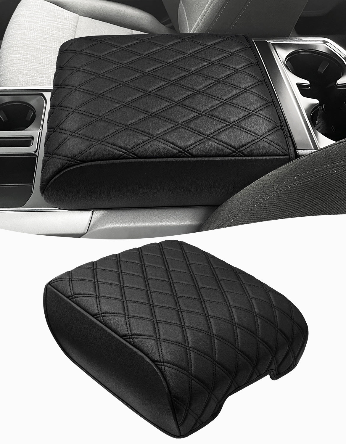 KBH Center Console Armrest Cover Pad for Bucket Seat 2021-2025 Ford F-150