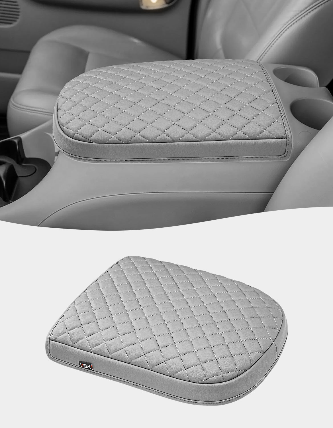 Center Console Armrest Cover Pad for Bucket Seat 2001-2003 F150 Crew Cab Lariat / XLT / King Ranch