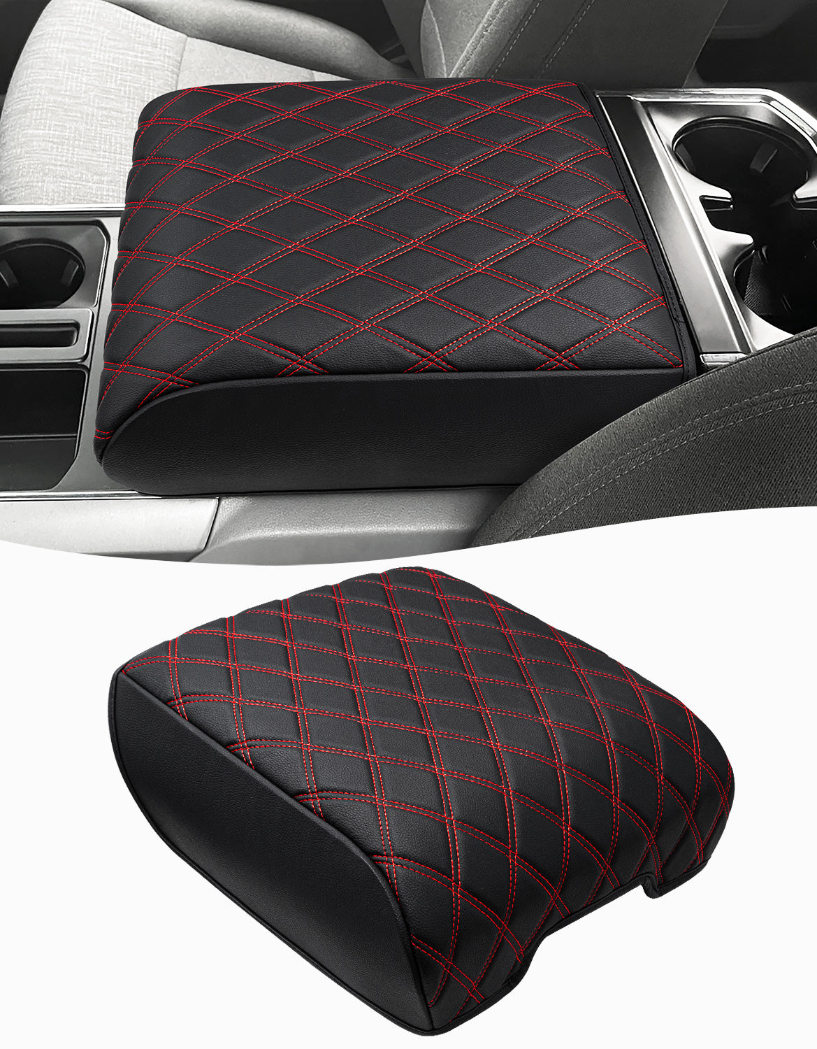 KBH Center Console Armrest Cover Pad for Bucket Seat 2021-2025 Ford F-150