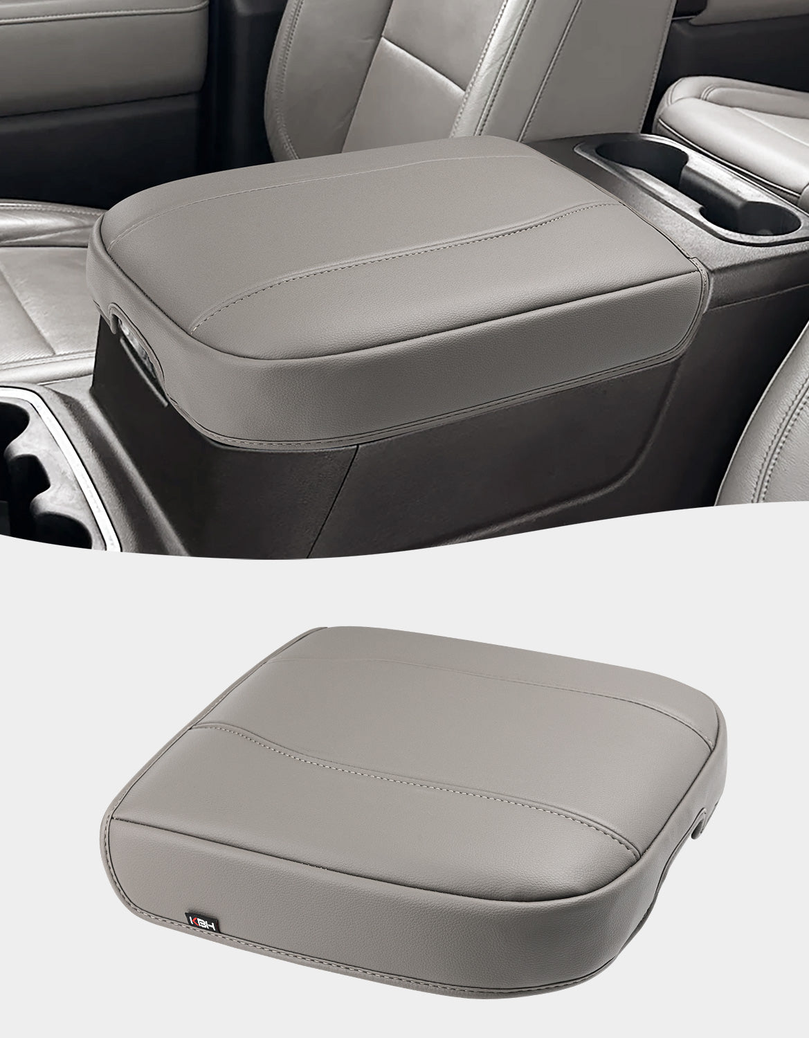 Thick Version Center Console Cushion Cover for  Bucket Seat 2019-2026 GMC Sierra 1500 2500 3500,2019-2026 Chevy Silverado 1500 2500 3500, 2021-2026 Tahoe/Suburban/Yukon