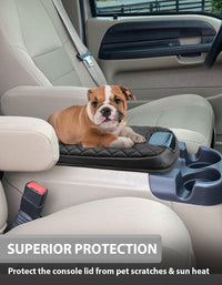 KBH Center Console Armrest Cover for Bucket Seat 1999-2007 Ford F250 F350 F450 F550 Super Duty,2000-2008 Ford F650 Super Duty,1999-2007 Ford Excursion