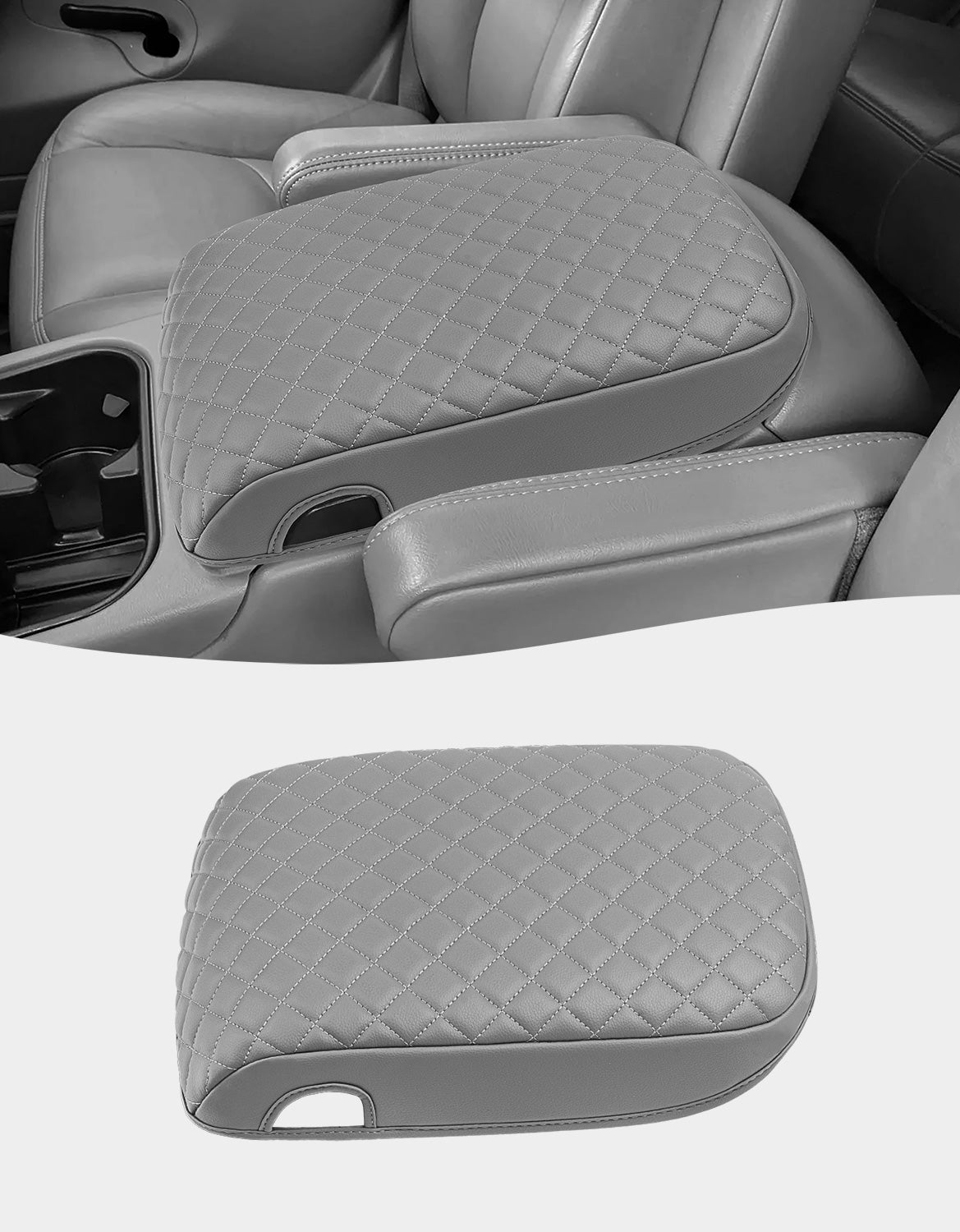 Center Console Armrest Cover for Bucket Seat 2003-2006 Chevy Silverado 1500 2500 3500,2003-2006 Chevy Tahoe/Suburban/Avalanche, 2003-2006 GMC Sierra 1500 2500 3500,2003-2006 GMC Yukon