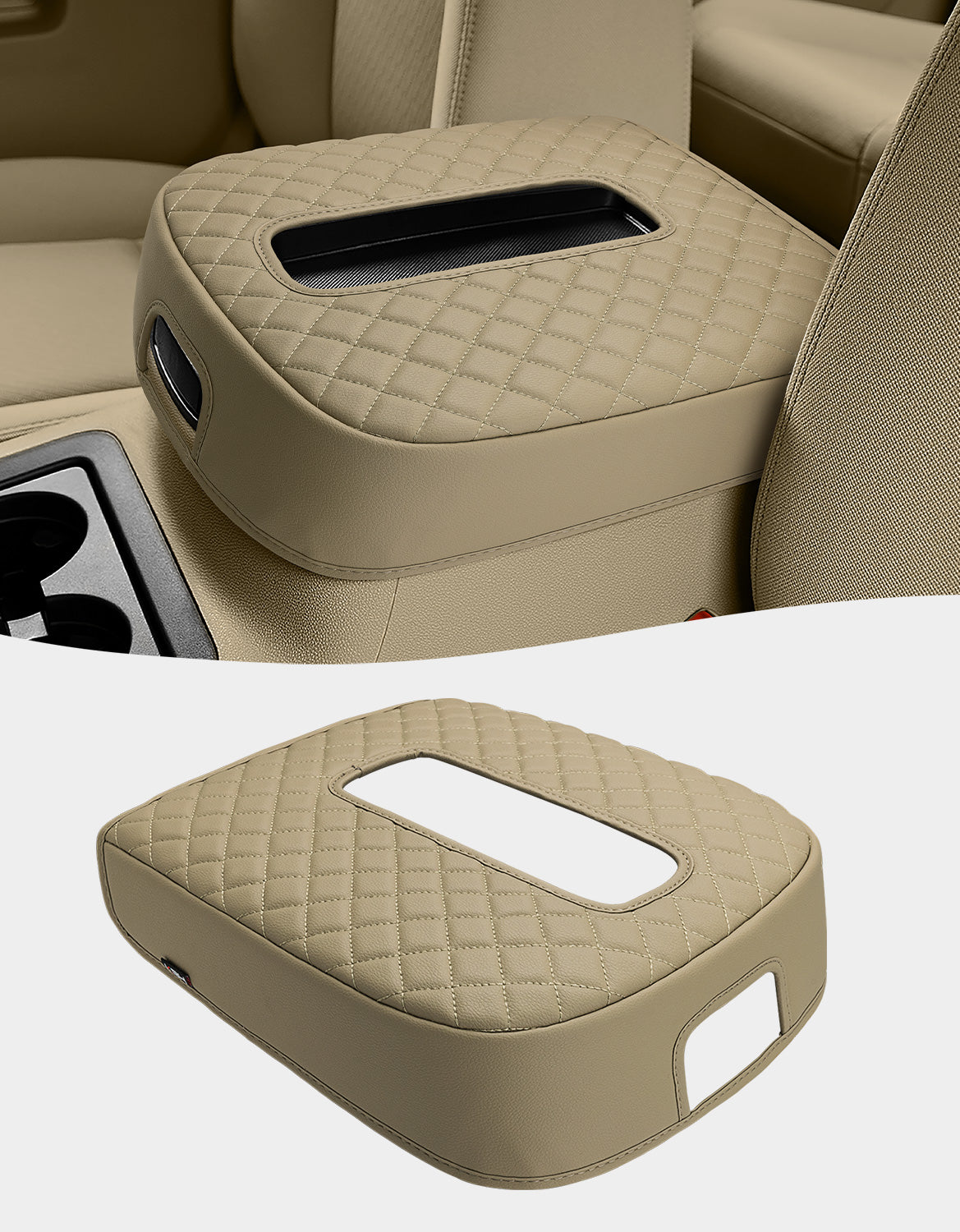 Center Console Armrest Cover for Bucket Seat 2007-2014 Chevy Silverado 1500 2500 3500,2007-2014 Chevy Avalanche & Suburban & Tahoe,2007-2014 GMC Sierra 1500 2500 3500,2007-2014 GMC Yukon