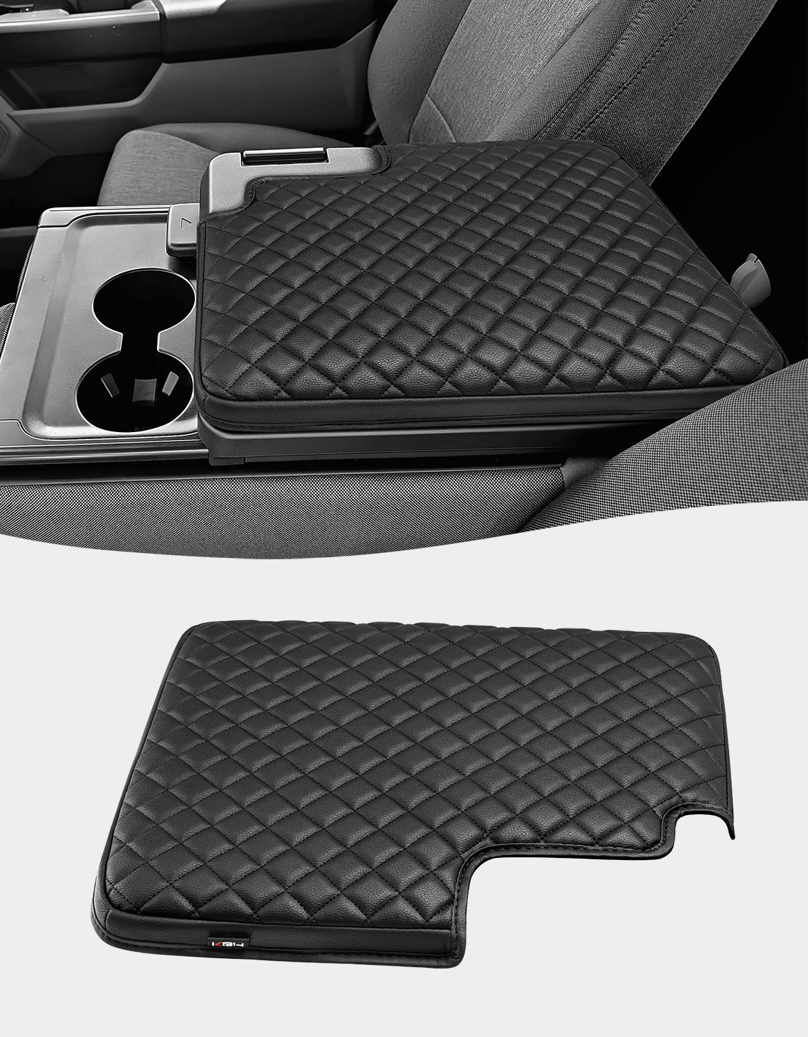 Center Work Surface Armrest Cushion for 2021-2026 F150, 2023-2026 F250 F350