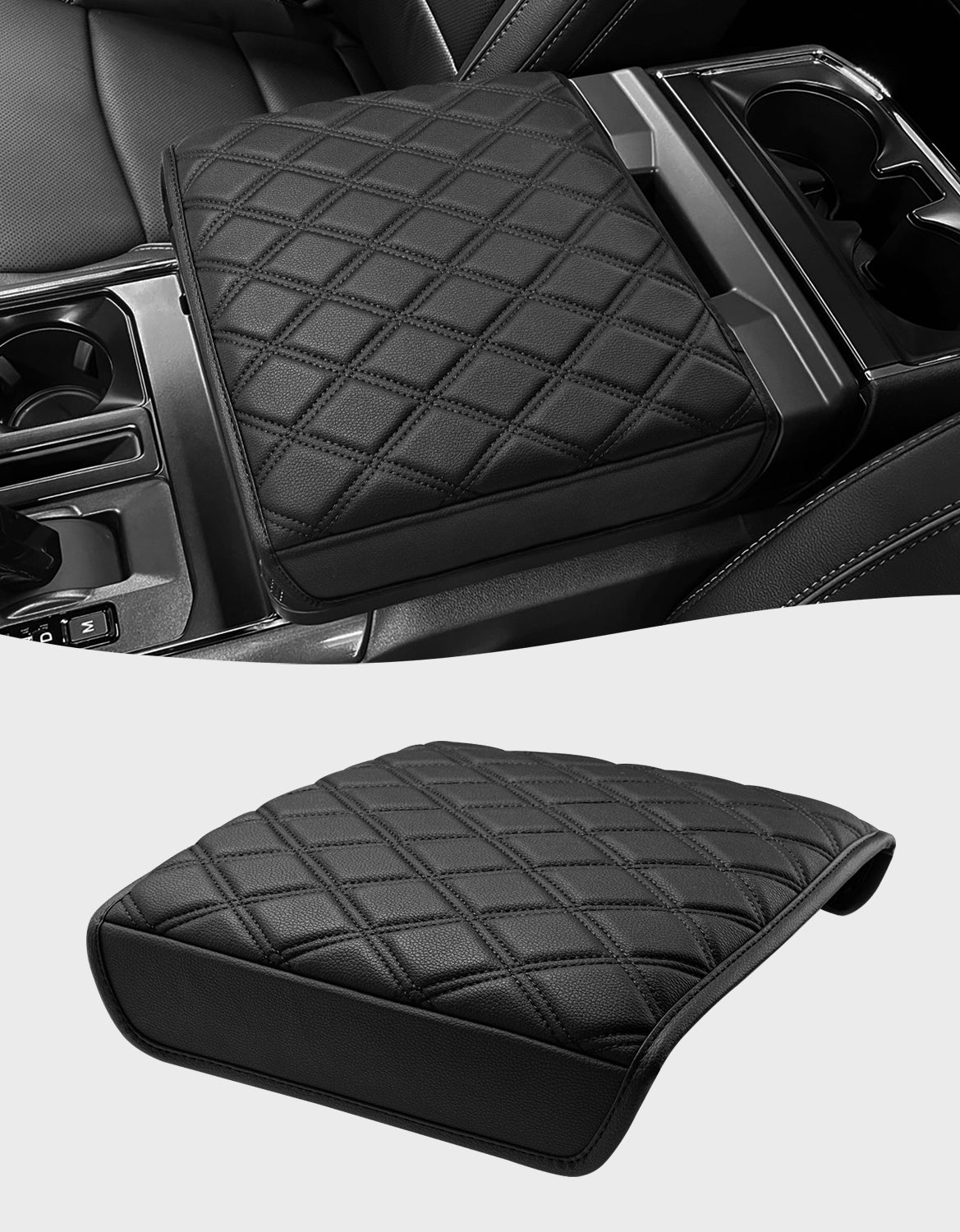 KBH Center Work Surface Armrest Cushion for 2021-2026 Ford F150, 2022-2026 F150 Lightning