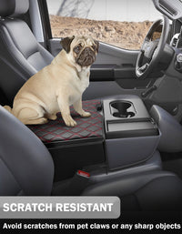 KBH Center Console Armrest Cover Pad for Jump Seat 2015-2025 Ford F150, 2017-2025 Ford F250 F350 F450 F550 Super Duty