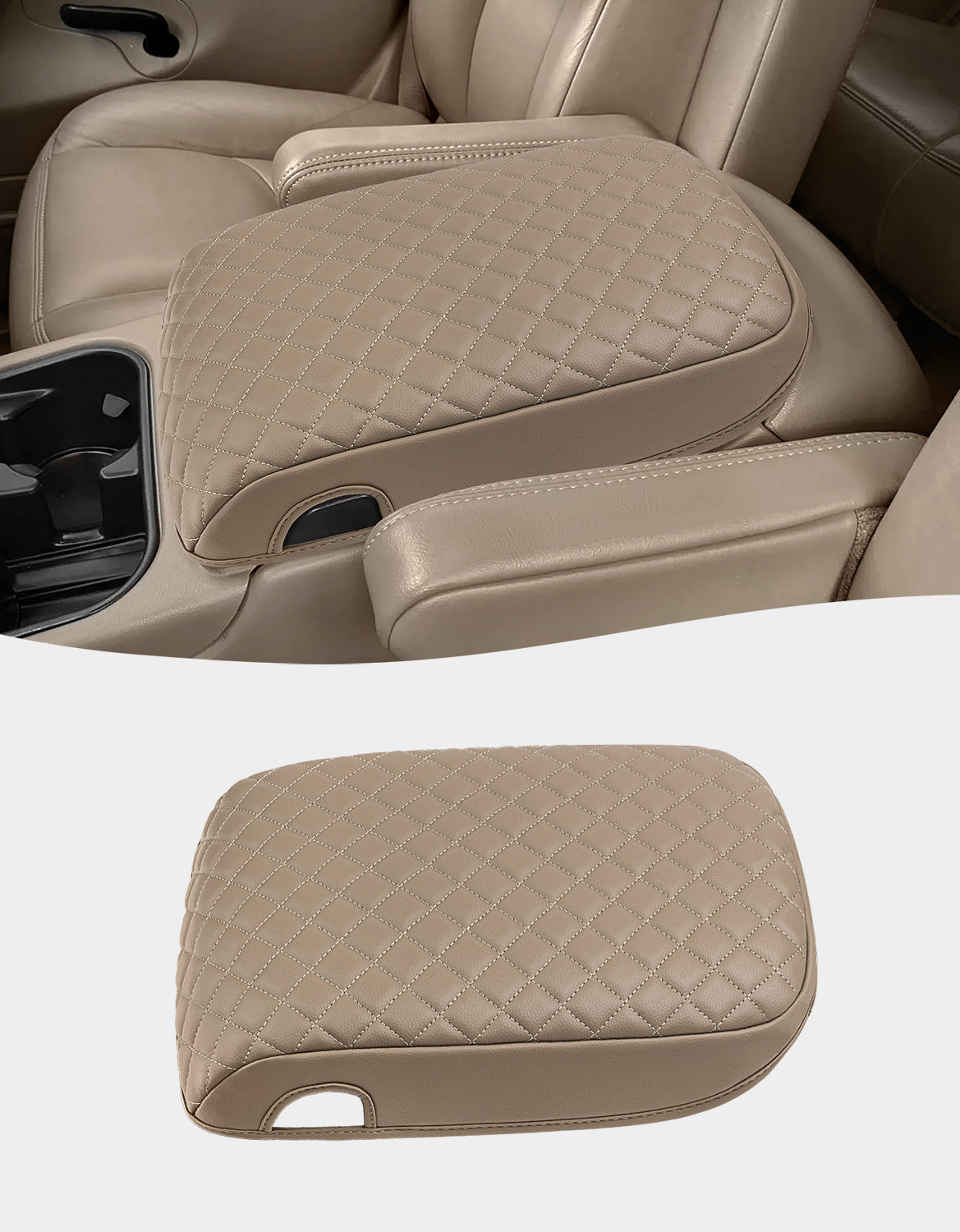 Center Console Armrest Cover for Bucket Seat 2003-2006 Chevy Silverado 1500 2500 3500,2003-2006 Chevy Tahoe/Suburban/Avalanche, 2003-2006 GMC Sierra 1500 2500 3500,2003-2006 GMC Yukon