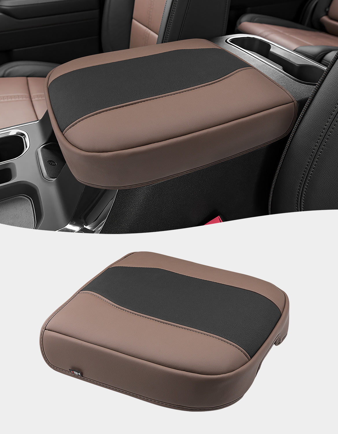 Thick Version Center Console Cushion Cover for  Bucket Seat 2019-2026 GMC Sierra 1500 2500 3500,2019-2026 Chevy Silverado 1500 2500 3500, 2021-2026 Tahoe/Suburban/Yukon