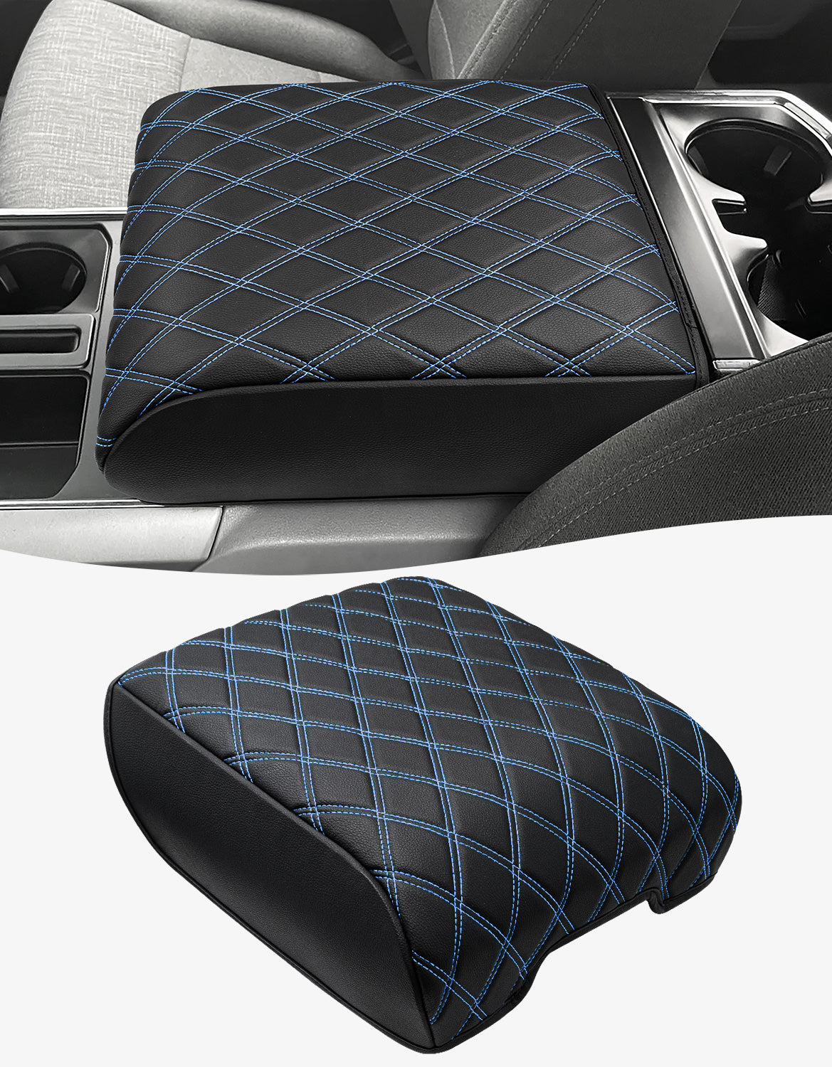 KBH Center Console Armrest Cover Pad for Bucket Seat 2021-2025 Ford F-150